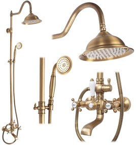 Zuhanyszett REA BERGAMO antique bronze