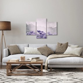 Kép - Lila virágok a hegyekben (90x60 cm)