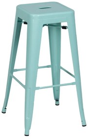 Türkiz fém bárszék szett 2 db-os (ülésmagasság 76,5 cm) – Ixia