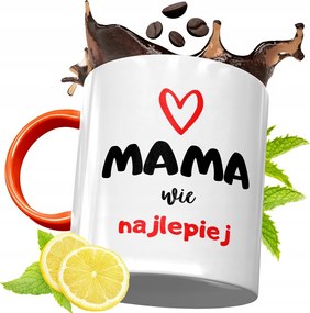 Narancssárga Bögre Anyukáknak Anyák Napjára fényképes nyomattal