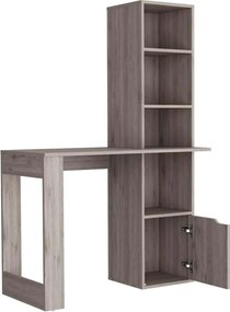 Polcos íróasztal tárolóval 98,5x45,3x162,5cm fehér FUR1233-1