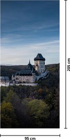 Fotótapéta ajtóra - Karlstejn (95x205cm)