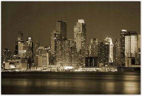 Poszterek 120x80 New York sephia