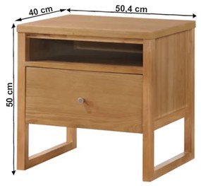 AKCIÓ Éjjeliszekrény tölgy dekor IRISUN II. osztály