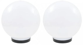 2 db LED gömblámpa 25 cm PMMA
