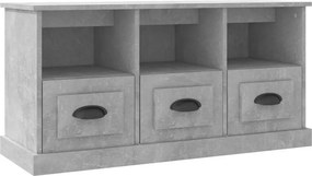 vidaXL betonszürke szerelt fa TV-szekrény 100x35x50 cm