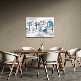 A művészi absztrakció képe (üvegen) (70x50 cm)