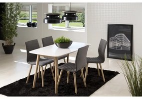 BERG étkezőasztal fehér színben