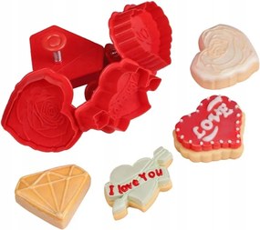 Foremka Szilikon Légkockához, Pralinéhoz, Sütihez Szeretet (love)