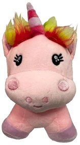 Unikornis Pink plüss figura 16 cm