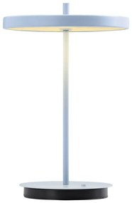 Világoskék fém LED asztali lámpa fém búrával (magasság 31 cm) Asteria Move – UMAGE