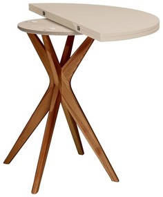 Kerek bővíthető étkezőasztal 45x90 cm Jubi – Ragaba