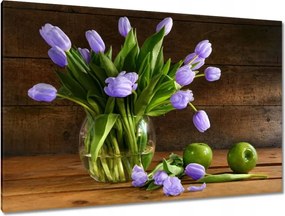 Vászonkép 120x80 Tulipáncsokor