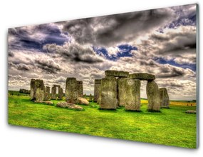 Üvegkép falra Stonehenge Tájkép 120x60cm