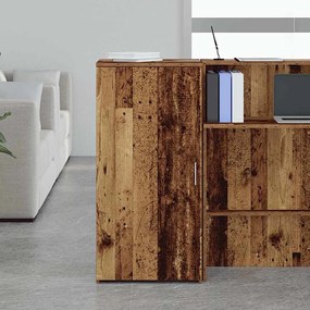 tároló szekrény antik fa 50x45x103,5 cm szerelt fa