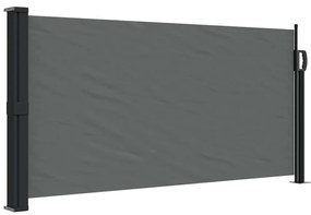 antracitszürke behúzható oldalsó napellenző 100 x 300 cm