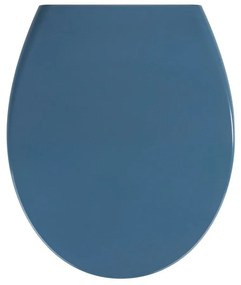 Samos sötétkék WC-ülőke, 44,5 x 37,5 cm - Wenko