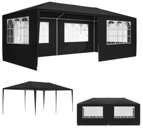 NEAPOL rendezvénysátor, 3x6m, antracit Jurhan