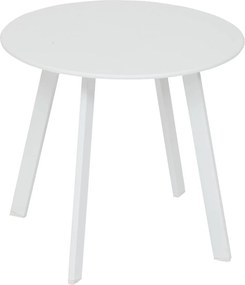 Kerti Asztal Kerek Fém Fehér Kerti Asztal Ø 50 cm Teraszra