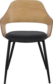 ORBI szék arany tölgy / fekete színben