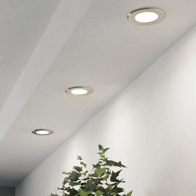 Eglo 901403-SZETT 3xLED beépíthető lámpatest FUEVA LED/3,7W/230V átm. 8,8 cm króm