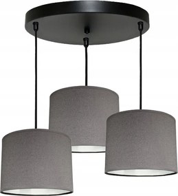 Függő Lámpa Csillár Lámpabúra Szürke Led Mennyezeti