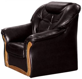 Evelin (textilbőr) fotel, barna