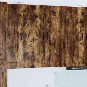 Fali konyhaszekrény Füstölt tölgy 80 x 31 x 100 cm Faanyag