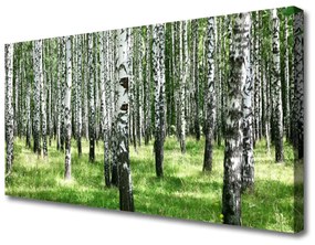 Vászonkép falra Forest Grass Nature Plant 120x60 cm