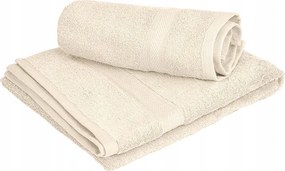 Textil törölköző Clarysse Elegance 60x110 cm krémszínű, 100% pamut