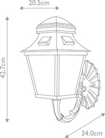 Elstead Lighting PAULS ST-PAULS-WB1 Fali lámpa 1x60W/E27 IP44