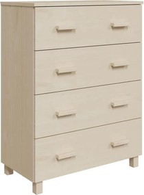 vidaXL HAMAR mézbarna tömör fenyőfa tálalószekrény 79 x 40 x 103,5 cm
