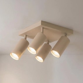 Brilagi - SELE SQUARE spotlámpa 4xGU10/30W/230V bézs