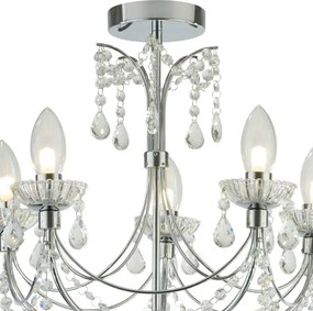 Fürdőszoba Mennyezeti Lámpa Króm AUTUMN SEARCHLIGHT 9037-5CC