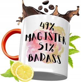 Narancssárga Bögre Mester Ajándék fényképes nyomtatással