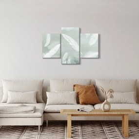 Kép - Fehér tollak (90x60 cm)