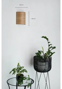 Brilagi - Fali lámpa SEMI 1xE27/15W/230V átm. 20 cm barna