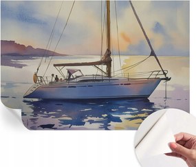 ĂntapadĂłs tapĂ©ta Fali furnĂ©r 3D hatĂĄs VitorlĂĄs nyugat 152x104 cm