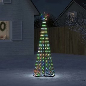 színes LED karácsonyfa 275 LED 180 cm