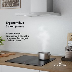 Klarstein Limelight 60, páraelszívó, 60 cm, fali páraelszívó, 600 m³/ó