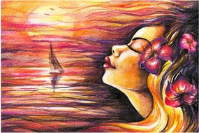 Kép - Nyári emlékek (90x60 cm)