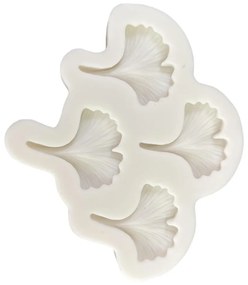 Mini ginkgo levél fondant forma, szilikon, 7×8,2 cm