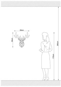 Fali lámpa 1xE27/100W/230V