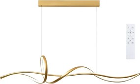 Brilagi - LED dimmelhető kábelre függesztett csillár SIGNATURE LED/55W/230V 120x23 cm arany + távirányító