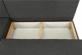 Sarokülőgarnitúra készlet, szürke melír /párnák minta, bal, MEXX NEW