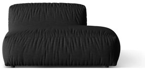 Fekete kanapé modul (jobb oldali) Martina – Micadoni Home