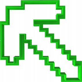 Minecraft keksz lyukasztó forma csákány 1 10cm