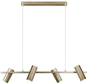 Nordlux - Kábeles csillár ALANIS 4xGU10/15W/230V sárgaréz