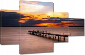 Vászonkép 130x80 Nyugati tó móló