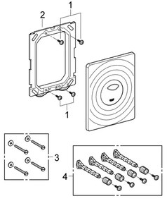 GROHE 38861000 - SURF nyomólap 156 × 197 mm, fényes króm